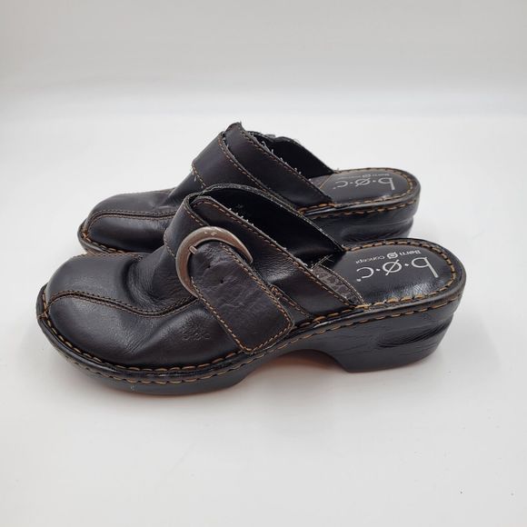 BOC Born Concept Shoes Womens 7 Burnett Loafer Slip On Black Leather Casual Low - Picture 5 of 9